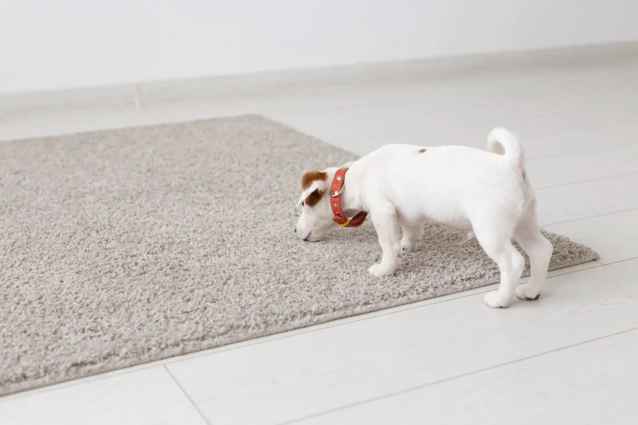 Warum Hunde den Teppich oder Boden ablecken